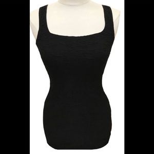 SCALA Tank Top ONE SIZE Seamless Crinkled NWT